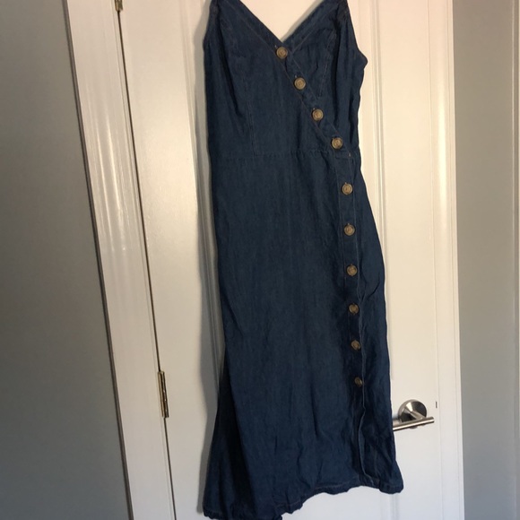 Denim Button Up Dress - Picture 2 of 3